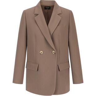 西装外套女春秋咖色上衣 kbne2026春季新款长袖小个子休闲小西服