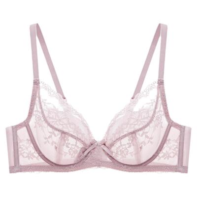 曼妮芬单层围软钢圈文胸内衣性感