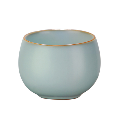 仁慈佑物景德镇汝窑不开片主人杯