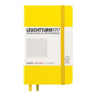 德国灯塔LEUCHTTURM1917硬面A6随身口袋绑带笔记本手账软面日记本