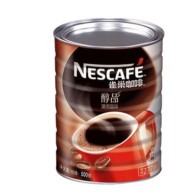 雀巢无糖醇品速溶罐装500g黑咖啡