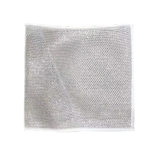 钢丝洗碗布不沾油钢丝球抹布厨房专用清洁布银丝仿家用双层双面