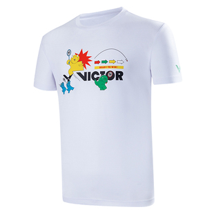 victor胜利羽毛球服男短袖专业速干上衣夏季新款威克多女运动T恤