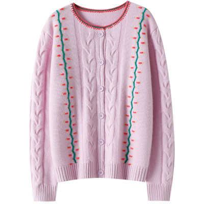 启超官方高端100%纯山羊绒衫