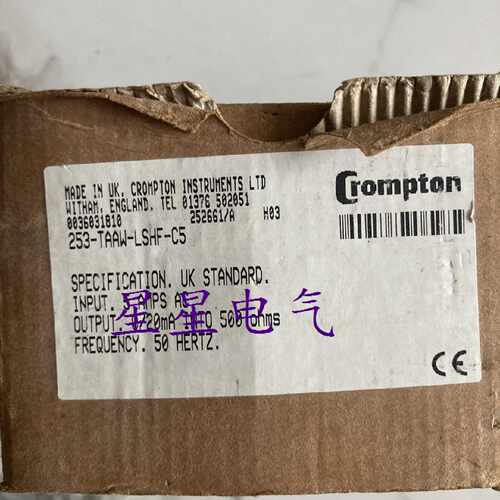 议价原装进口UK变送器253-TAAW Crompton 253-TAAW-LSHF-C5 现货