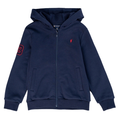 POLOWALK秋季儿童卫衣连帽大毛圈