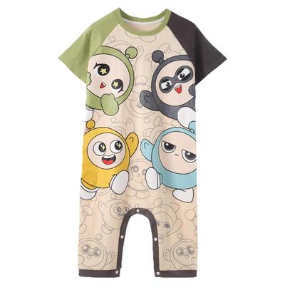 2025新款儿童连体睡衣踢被家居服