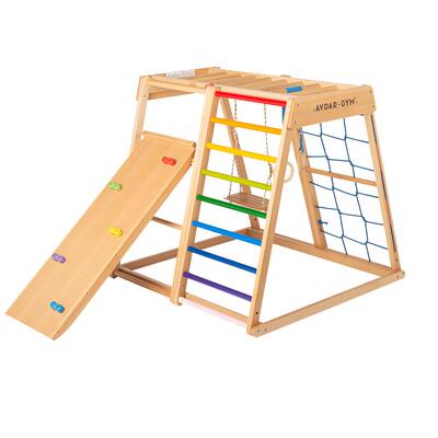 AVDAR山毛榉木攀爬架彩虹爬爬架