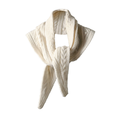 羊毛三角围巾女款2025新款冬羊绒小披肩外搭高端今年流行爆款女士