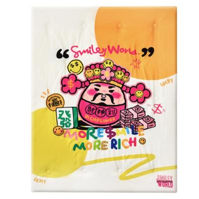 有钱花×法国SmileyWorld盖毯婴幼儿童毛毯宝宝保暖秋冬加绒毯子