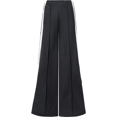 Adidas/阿迪达斯正品三叶草女士复古侧开排扣运动长裤JM9271