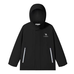 小骆驼儿童户外冲锋衣防风防水登山服旅行徒步风衣男女童单层外套