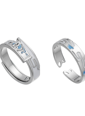 南风歌原创设计戒指925银小众