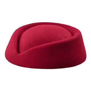 空姐帽礼帽空姐帽海南航空空姐帽子女款 舞台演出帽子礼帽乐队帽