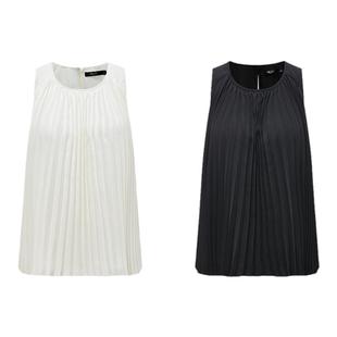 【柔软舒适】G2000女装2025春商场同款垂感顺滑面料休闲背心衬衫