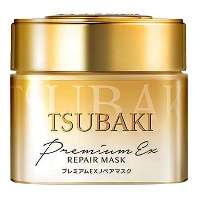 TSUBAKI丝蓓绮0秒发膜金罐臻护多效修护滋润烫染护理顺滑干枯受损