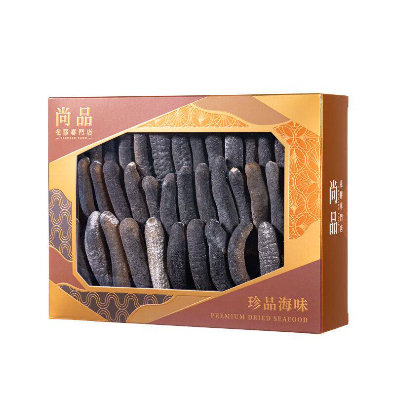 尚品 纹秃参13-17支1盒300克装海参海味三高养颜养生煲汤海产干货