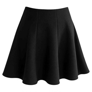 气质显瘦小个子短款伞裙2025冬季新款修身百搭半身裙高腰a字短裙