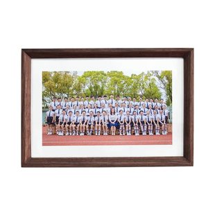 毕业照榫卯实木相框摆台加洗照片集体大合照校园合影留念纪念定制