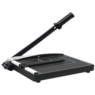 古德卡纸切纸刀相纸A3裁纸刀a5切纸机A4小型相片照片的裁剪器手动木制办公钢质切纸器切刀铡刀闸刀财务切割