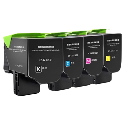 名芯适用利盟CS421dn粉盒CS421dw CS521dn粉盒 银行KiOSK版彩色打印机专用粉盒78C30KK