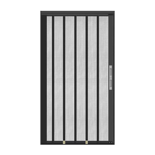 金刚网耐用折叠纱门防蚊虫猫推拉入户门阳台铝合金纱窗门定制安装