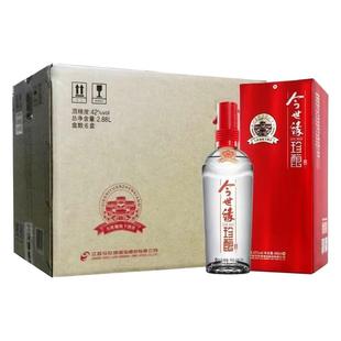 【组合】今世缘红珍酿42度480ml*6瓶整箱白酒送礼