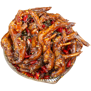 四川椒麻辣鸭掌零食老卤味特产冷吃小吃追剧下酒解馋香辣夜宵熟食