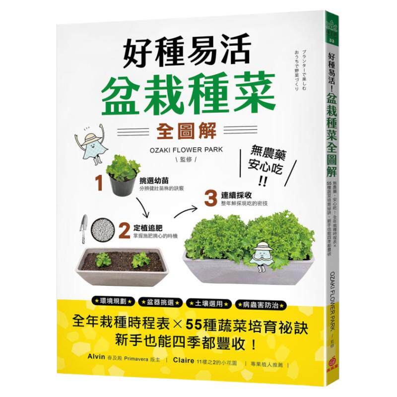 好种易活！盆栽种菜全图解