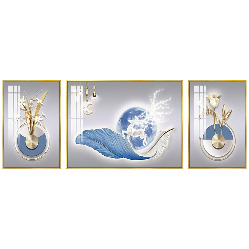轻奢抽象客厅沙发背景墙装饰壁画