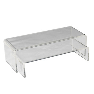 透明桌面置物架亚克力u型底座橱柜收纳架多分层架手办增高分隔架