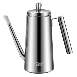 316不锈钢油壶家用装油瓶储油罐带滤网加厚大容量鹰嘴不挂油商用