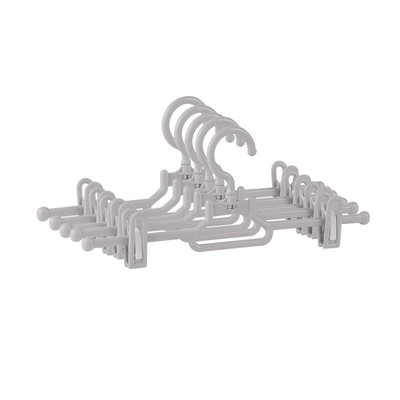 茶花晒内衣内裤专用衣架带夹子