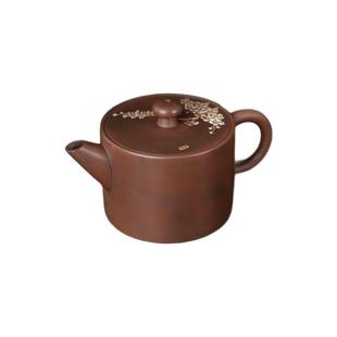 钦州坭兴陶茶壶梅花漫山壶广西纯手工原矿紫陶茶具套装家用送礼