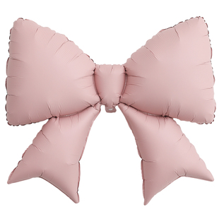 新品韩系ins风哑光单色蝴蝶结造型气球儿童生日派对飘空节日布置