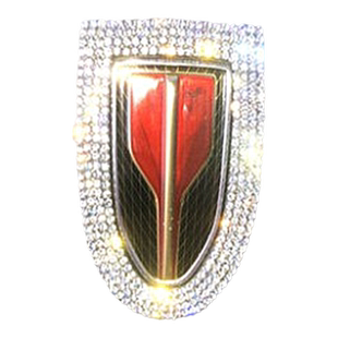 适用于红旗HS5 H5 H9 HS9 HS7 QM5 钻石方向盘车标改装饰车贴钻