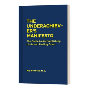 英文原版 The Underachiever's Manifesto 及格家宣言 精装 降低压力和处理完美主义指南 英文版 进口英语原版书籍