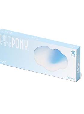 EYEPONY云系列美瞳日抛云边湖畔云朵懒懒落日情书无锁边隐形10片
