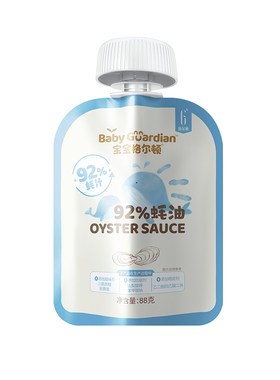 宝宝格尔顿92%蚝油挤挤装88g调料