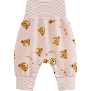 Aengbay德绒婴儿裤子秋冬保暖秋裤新生儿按扣大PP裤宝宝大屁屁裤