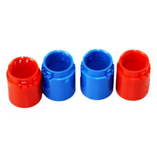 中财管道PVC-U强弱中国红海洋蓝电线管配件快捷接头杯梳直接