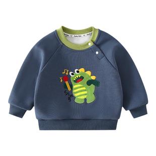 男童卫衣春秋款宝宝上衣婴儿春装儿童T恤幼儿春天衣服女童洋气a类