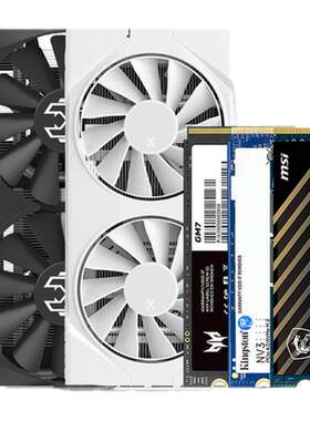 讯景瀚铠RX9060XT/9070XT16G搭配微星金士顿宏碁固态硬盘套装
