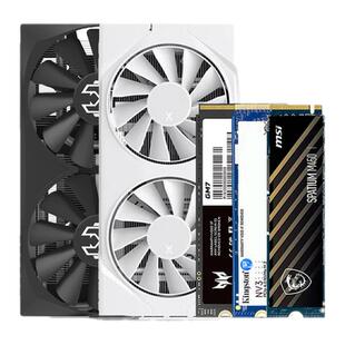 讯景瀚铠盈通RX9060XT/9070XT16G搭配微星金士顿宏碁固态硬盘套装