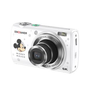 【迪士尼米妮系列】松典学生相机前后双摄自拍5K高清光学变焦微单