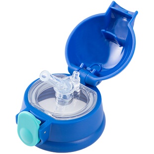 儿童保温杯盖子杯盖原装配件通用防漏塞硅胶吸管吸嘴水壶弹跳外盖