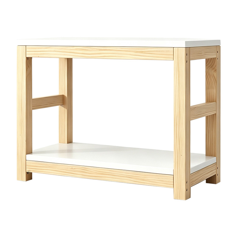 实木桌面鱼缸架超强承重防水防腐