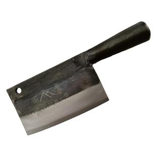 国藩轨道炮弹钢手工锻打家用菜刀切片刀超薄切肉刀老式厨师刀包邮