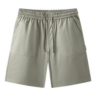 森马休闲短裤男山系户外工装裤凉感2025夏季新款宽松直筒五分裤子