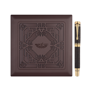 【黑檀木笔身】英雄钢笔2189福珍藏版18K金笔限量款男士高档正品礼盒套装商务办公礼物送礼套装定制礼品笔
